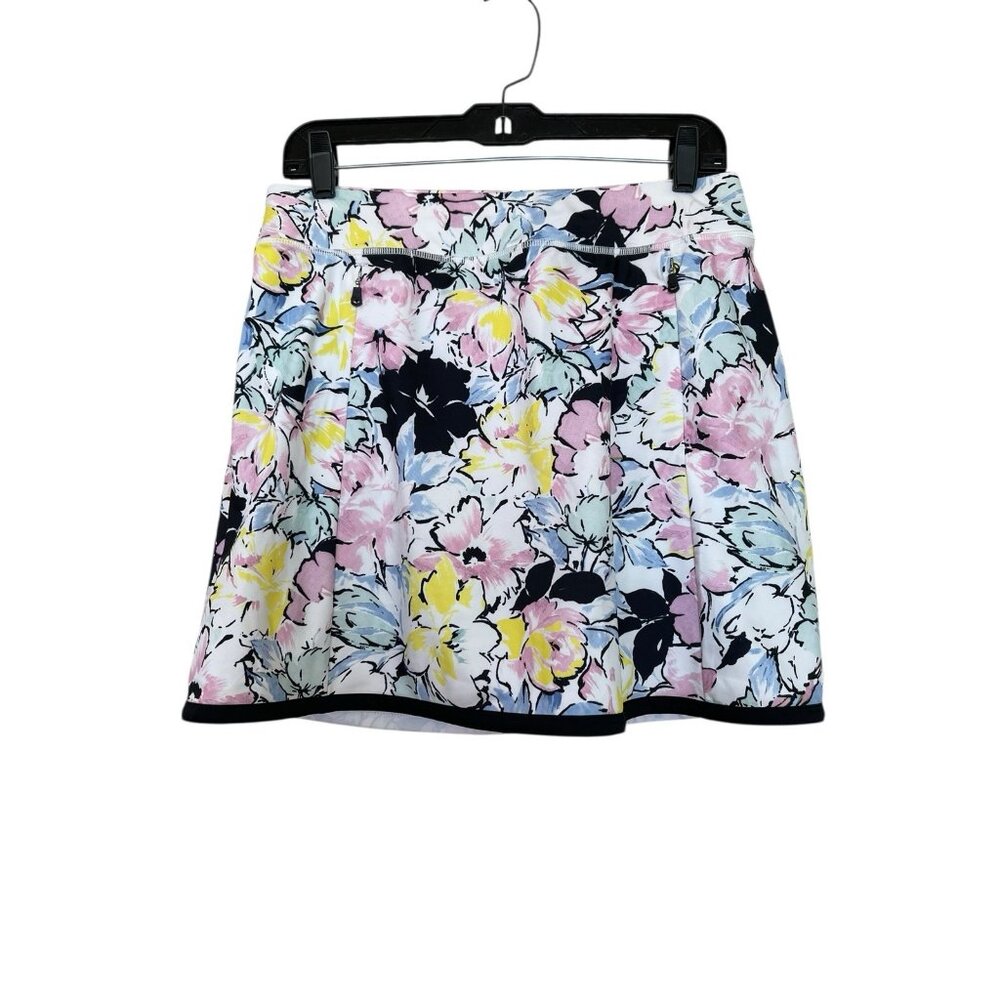Ralph‎ Lauren RLX Golf Skirt Skort Women's Size Small Floral Performance Pockets